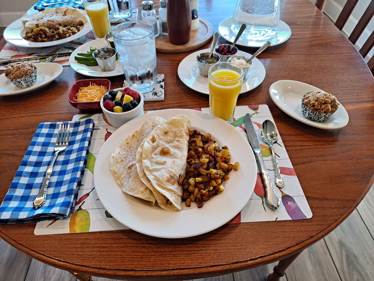 Breakfast tacos for breakfast
